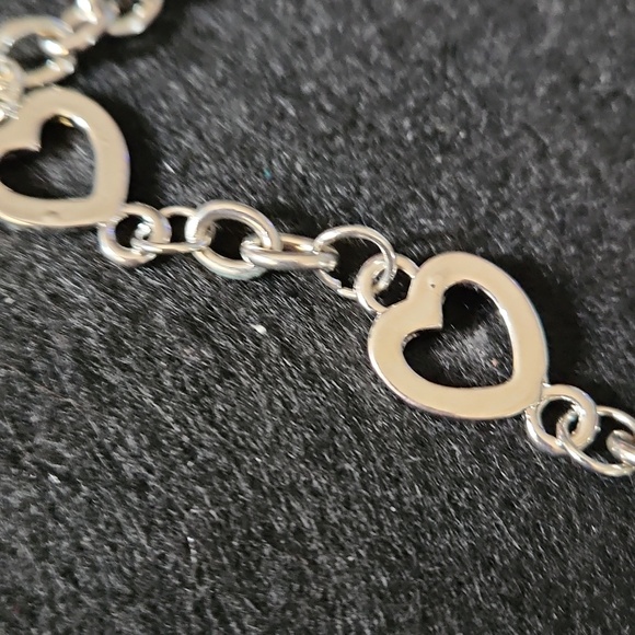 Silver Heart Pendant Y-Necklace - Women Jewelry - Picture 3 of 3